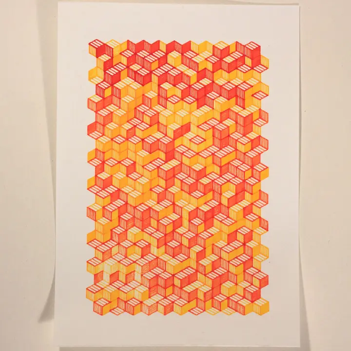 yellow and red